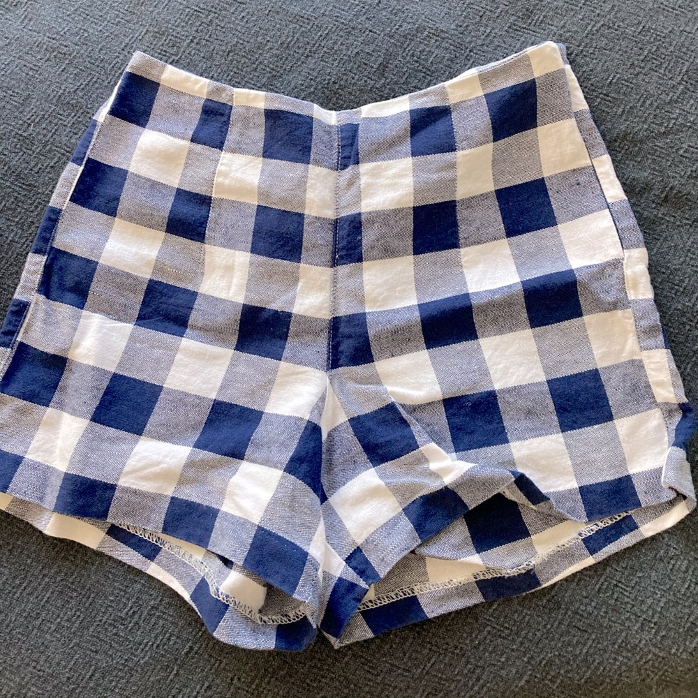 NWOT Old Navy gingham high waisted shorts sz0